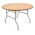 Atlas Commercial Products Titan Series™ 48" Round Wood Folding Table WFT5-48R